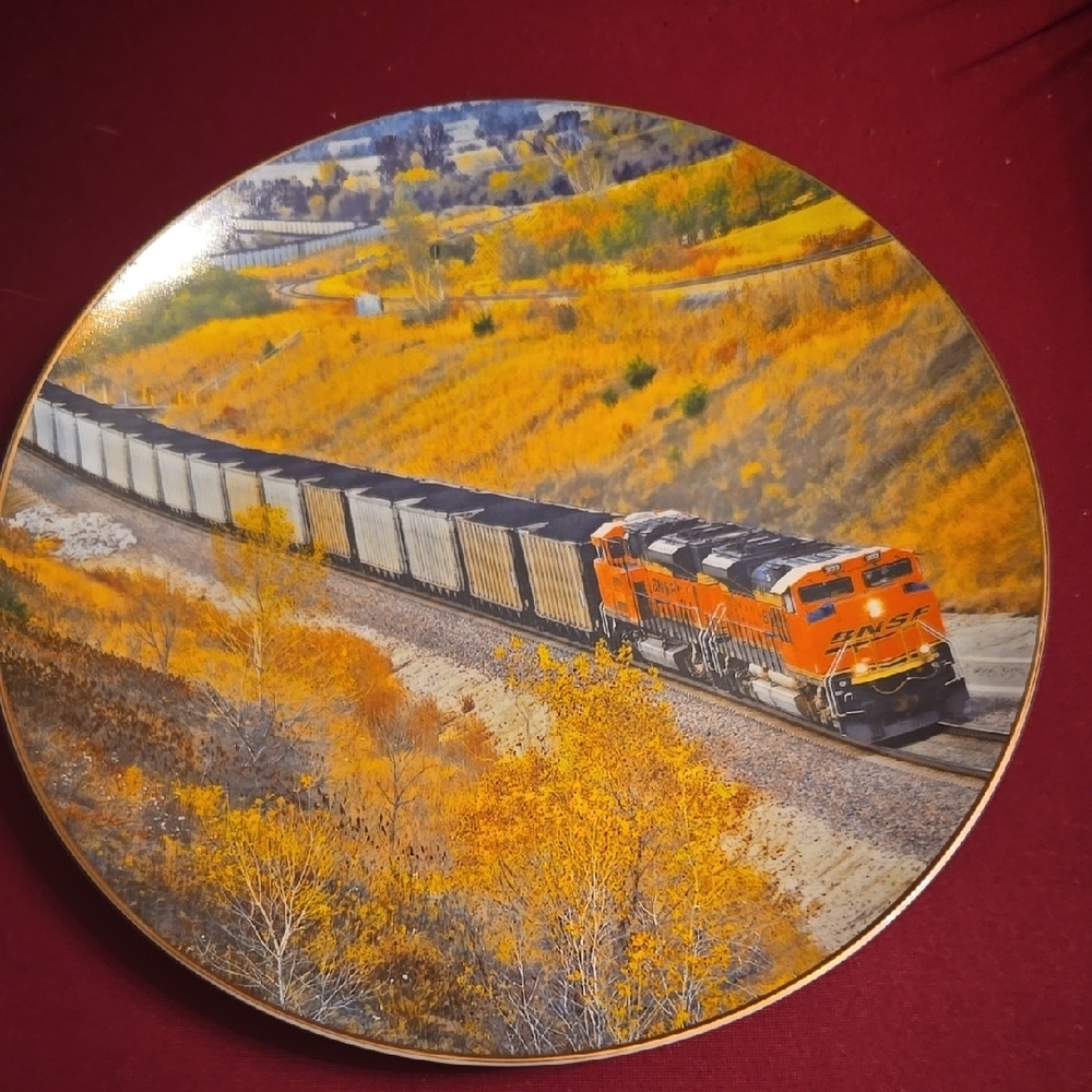 BNSF Train Decorative Plate
